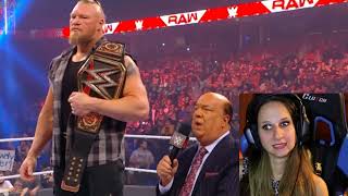 WWE Raw Paul Heyman Doesn't Hold back! 1/3/22