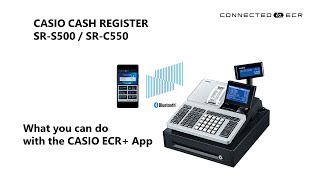 CASIO SR-S500 / SR-C550 POS Cash Register - What you can do with the CASIO ECR+ App (Thai)