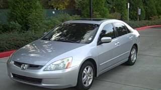 2005 Honda Accord EXL V6 3.0L Automatic Loaded 6-Disc Changer