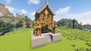 Лучший СТАРТОВЫЙ ДОМ В MINECRAFT!