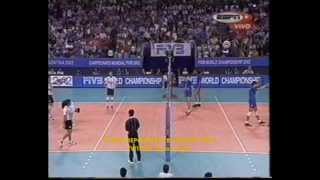 MUNDIAL DE VOLEY ARGENTINA 2002-Argentina 3 vs Italia 1