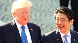Trump participates in joint news conference with Japan's Prime Minister