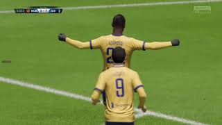 FIFA 18 asamoah goal against Manchester united