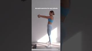this full body workout is try the full one on Daily Thrive app 30 day free trial #shorts