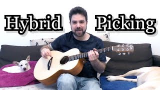 How to Play Hybrid Picking (Step By Step Using Creative Exercises) - Guitar Lesson Tutorial