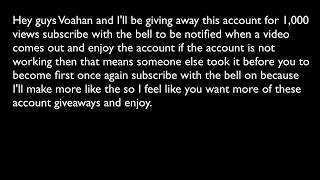 Free Roblox Account with robux! (Read Description)
