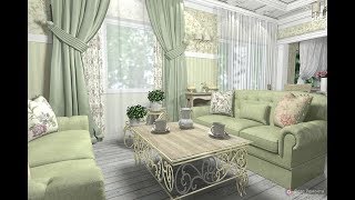 Гостиная в Стиле Прованс - фото 2018 / Living room in Style Provence photo / Wohnzimmer Foto