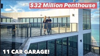 $32 MILLION PORSCHE DESIGN TOWER PENTHOUSE CRIBS TOUR!