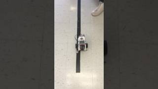 EV3 Lego Robot (Following the black line using color sensor)