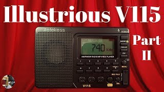 Do It All! Tivdio V-115 Clone FM/AM/SW Portable Radio Review II