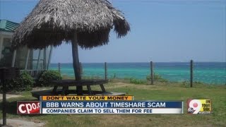BBB warns about a timeshare scam