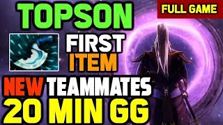 TOPSON Blink Dagger Build Void Spirit with NEW OG TEAMMATES Sumail and Saksha