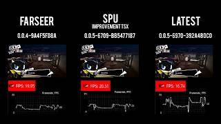 Persona 5 FPS test on different builds (Farseer vs SPU vs Latest)