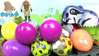 ЯЙЦА ДИНОЗАВРОВ! Киндер Сюрприз Игрушки Kinder Surprise Мультики про Динозавров