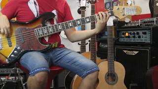 КОПИЯ!!! Бас-гитара Fender jazz bass 5 sunburst