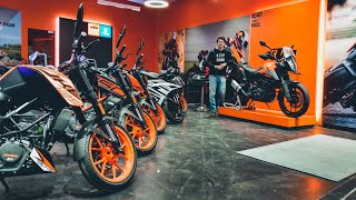 KTM BS6 Line-Up Walk-around + New Showroom Tour