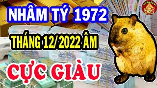 Biết Trước Thiên Cơ Nhâm Tý 1972 Tiền Về Ngập Két Trong Tháng 12 Âm Lịch