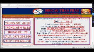 SOI CẦU THẦN PHÁT 08/02/20. ZALO ĐẠI THẮNG ĂN THÔNG: ĐTL 18.48, BTĐ 73, CHÚC MỪNG ANH EM ĐẠI THẮNG