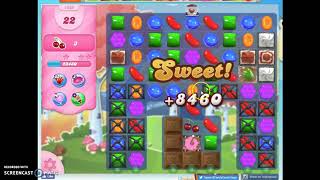 Candy Crush Level 1509 Audio Talkthrough, 1 Star 0 Boosters