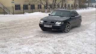 Audi C4 на снегу