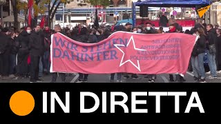 #Stoccarda: proteste di #antifa a sostegno della politica di sinistra