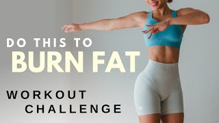 FULL BODY CARDIO WORKOUT | Day 1 of 2 WEEK SHRED CHALLENGE - Burn Fat & Get Sweaty
