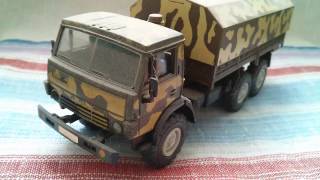 КамАЗ 4310 с тентом камуфляж Made in USSR Элекон