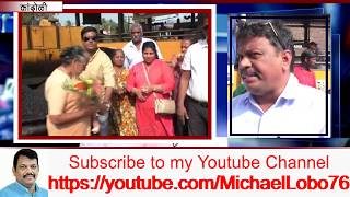 Michael Lobo Inaugurates Hot-Mixing of Candolim Market Road