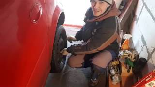 Замена задних стоек амортизаторов Opel "Meriva" 2007 г.в.