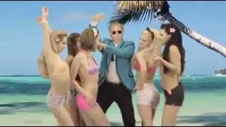 Опа гангам стайл. Танцует Путин. Russian President Putin dancing Oppa Gangam Style.
