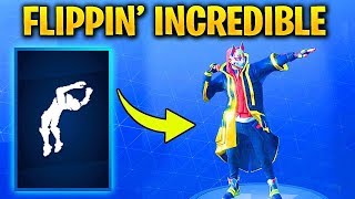 *NEW* FLIPPIN' INCREDIBLE DANCE EMOTE  FORTNITE BATTLE ROYALE!!!