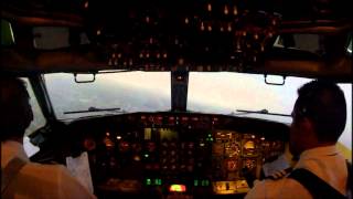 LANDING WITH HEAVY RAIN AT MEXICO CITY EXCELENT PERFORMANCE