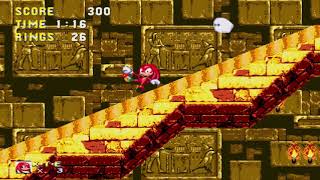 Sonic the hedgehog 3 and Knuckles прохождение часть 20 Пирамидные затупы