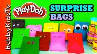 PLAY DOH Bags! Surprise Toys by HobbyKidTV