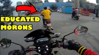 EDUCATED MORONS | Daily Observations | Road Rage India | Angry Bikers Vs Bad Drivers | Instant karma