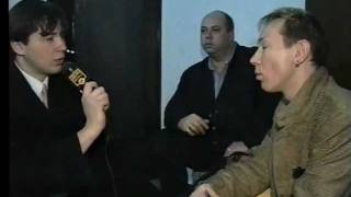 Пародист А. Песков и Андрей Васильев. Харьков. 1997.
