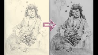 How to fix your drawings after scanning - tutorial