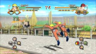 Naruto Ultimate Ninja Storm 3 PTS Naruto vs PTS Gaara Gameplay
