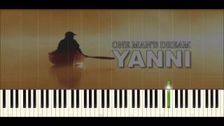 ♪ Yanni: One man's dream - Piano Tutorial