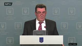 LIVE: Briefing following National Security and Defence Council of Ukraine meeting in Kiev