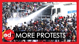 Myanmar Coup: Military Leader's TV Address Sparks More Angry Protests