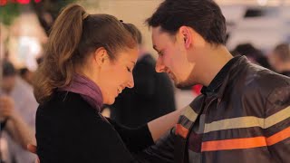 Argentine tango flash mob, Budapest (tango flashmob a la "Tango Libre" with bandoneon & dancing)