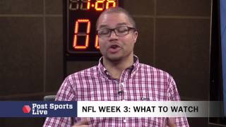 Week 3 NFL story lines to watch