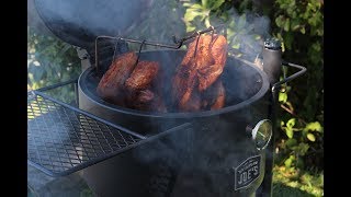 Jack Daniels Smoked Chicken in a Drum