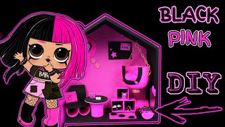 Topik i Topcia ? L.O.L Surprise DIY ? Domek dla Laleczki! Pink & Black room