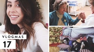 We Built a Christmas Fort!!! | VLOGMAS ❄