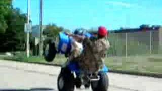 92 Yamaha Blaster Wheelie