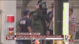 Suspicious bag forces courthouse closure