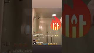 NBA YoungBoy Baby Momma “ Jania “ NIP SLIP on Instagram Live