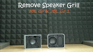 How to remove JBL GO & GO-2 speaker grill [very easy way]